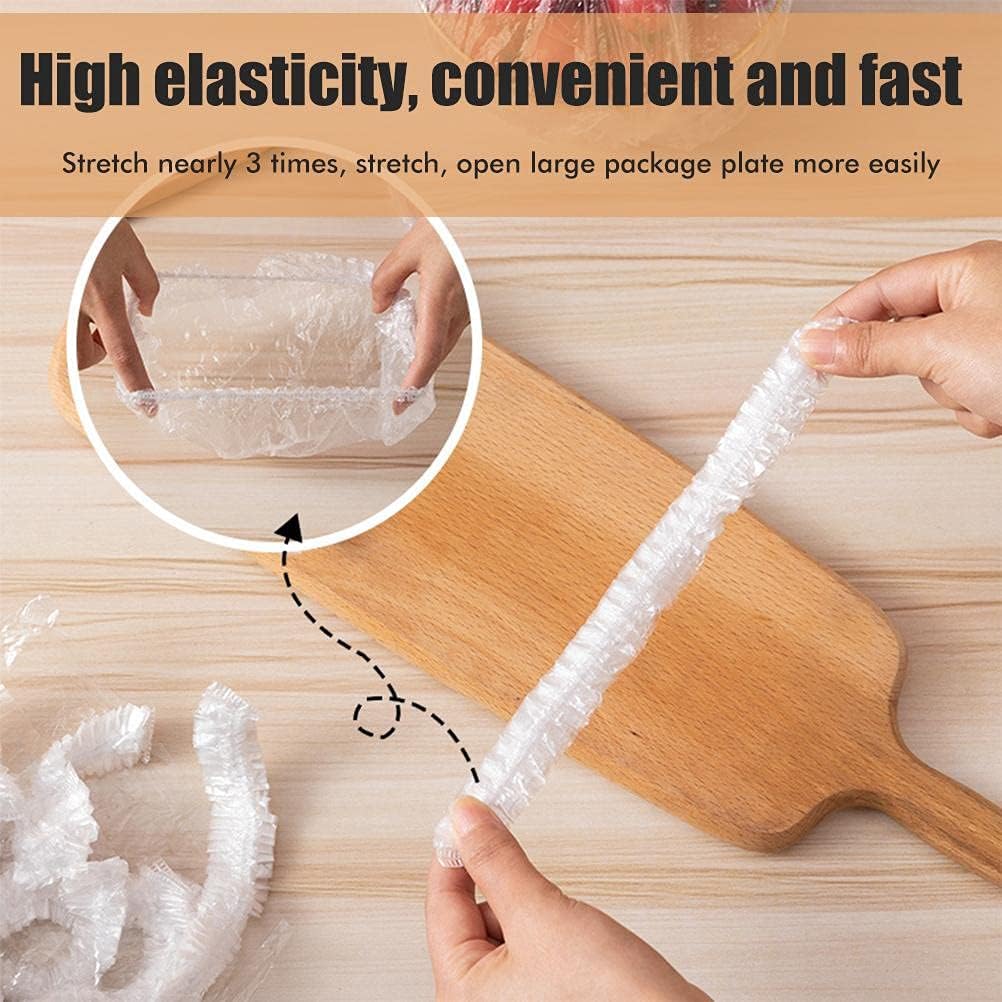 100pcs Disposable Flexible Transparent Plastic Food Storage Bags – Resealable & Multi-Purpose - Food-Grade Fresh-Keeping, Dust & Insect-Proof, Kitchen Accessories - Disposable Food Wrap