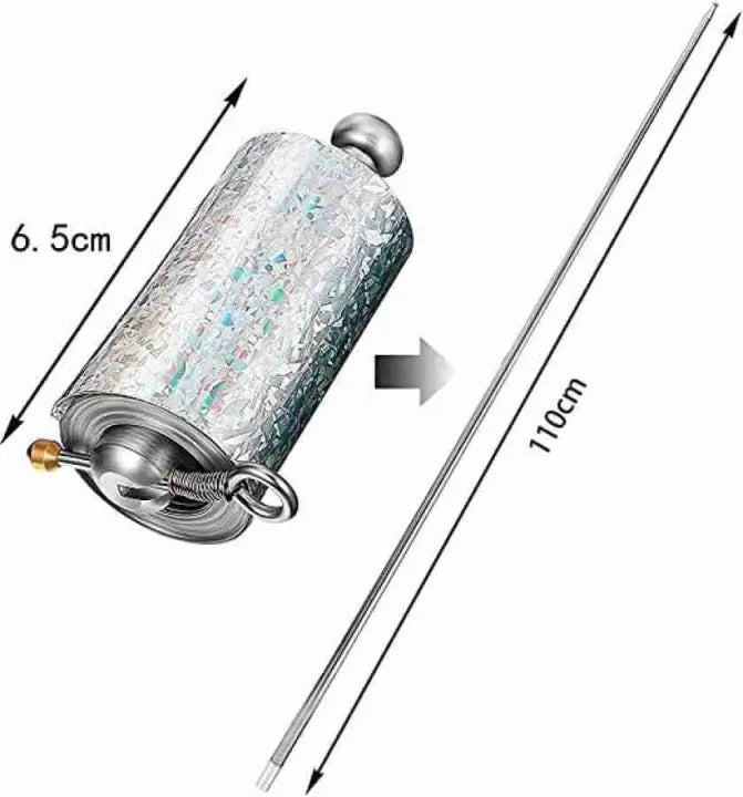 Magic Extendable Metal Stick for Self Defence and Fun Magic Pocket Stick golden