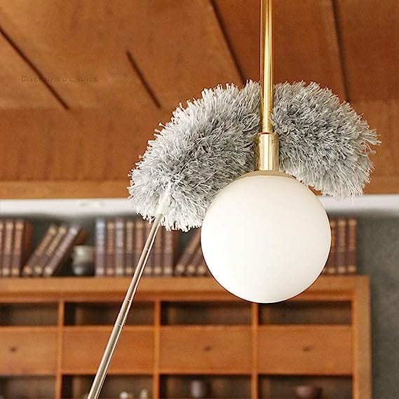 Extendable Telescope Microfiber Duster Long Handle For Cleaning Dust, Dirt And Stains Fan duster high quality