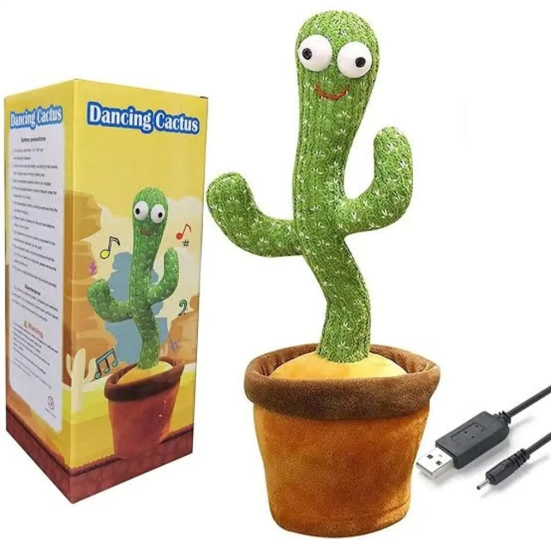 Rechargeable Cute Dancing Cactus Toy for Kids