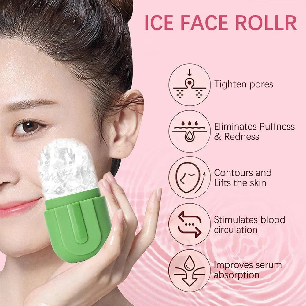 Reusable Facial Ice Roller For Face | Enhance Skin Glow Shrink