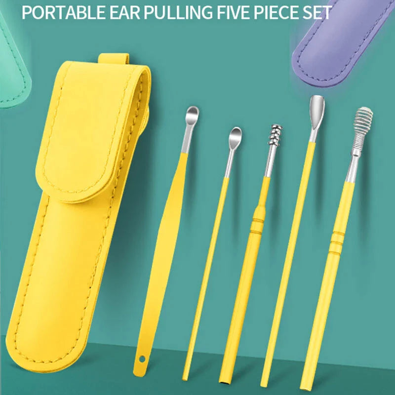 Pcs Stainless Steel Ear Cleaner Set – Ear Wax Removal Curette Kit with Pickers