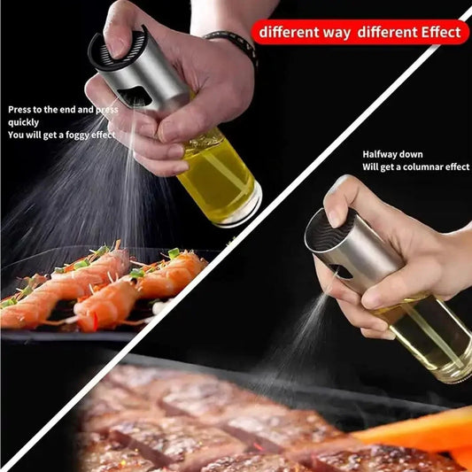 Cooking Oil Sprayer – Glass Oil Spray Bottle for Kitchen, BBQ, Baking, Grilling, Vinegar & Sauce